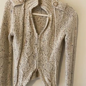 Boho Half Zip 90s Sweater